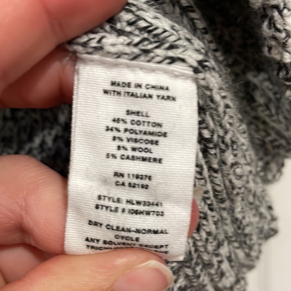 Helmut Lang Destroyed Marled Oversized Sweater XS - Picture 7 of 9